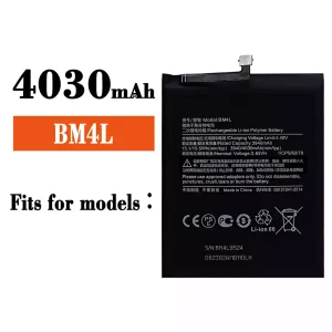 New genuine cell phone battery BM4L for Xiaomi