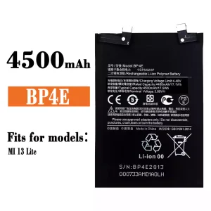New genuine cell phone battery BP4E for Xiaomi Mi 13 lite