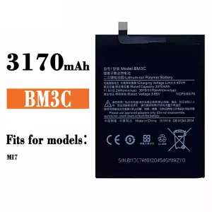 New genuine cell phone battery BM3C for Xiaomi MI7