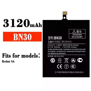 New genuine cell phone battery BN30 for Xiaomi Redmi 4A