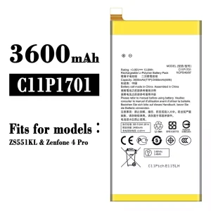 New genuine cell phone battery C11P1701 for Asus Zenfone 4 Pro