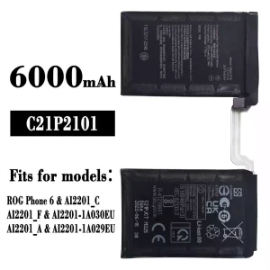 New genuine cell phone battery C21P2101 for Asus ROG Phone 6