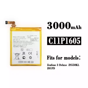 New genuine cell phone battery C11P1605 for Asus ZenFone 3 Deluxe