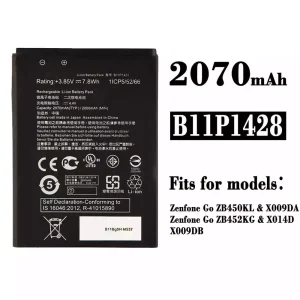 New genuine cell phone battery B11P1428 for Asus Zenfone Go ZB450KL / ZB452KG