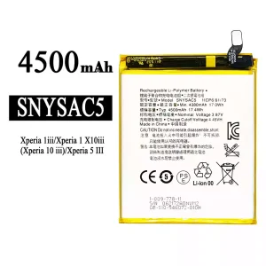 New genuine cell phone battery SNYSAC5 for Sony xperia X1iii X5iii X10iii