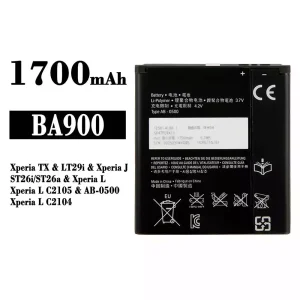 New genuine cell phone battery BA900 for Sony Xperia TX / Xperia J / Xperia L