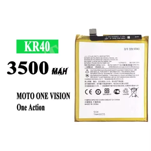 New genuine cell phone battery KR40 for Motorola One Vision / P50 / One Action