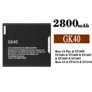 New genuine cell phone battery GK40 for Motorola Moto G4 Play / Moto G5