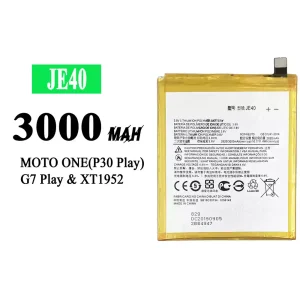 New genuine cell phone battery JE40 for Motorola Moto G7 / Moto G7 Play / Moto One / P30 Play