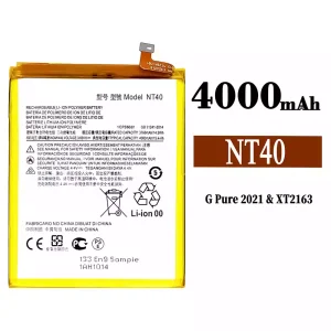New genuine cell phone battery NT40 for Motorola G Pure 2021 / E20 / K14