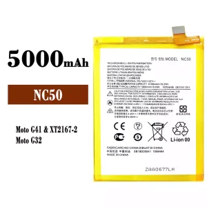 New genuine cell phone battery NC50 for Motorola Moto G41 / G32