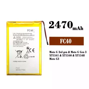New genuine cell phone battery FC40 for Motorola Moto G 3rd gen / Moto G Gen 3 / Moto G3