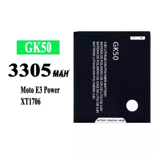 New genuine cell phone battery GK50 for Motorola E 3 Power / XT1706