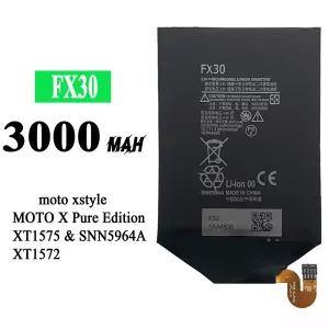 New genuine cell phone battery FX30 for Motorola Moto X style / X Pure Edition