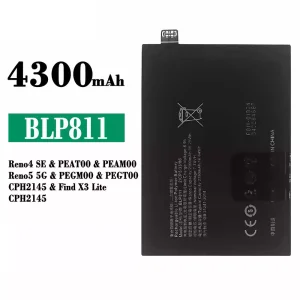 New genuine cell phone battery BLP811 for OPPO Reno 4 SE / Reno 5 5G / Find X3 Lite