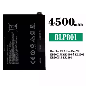 New genuine cell phone battery BLP801 for OnePlus 8T / OnePlus 9R
