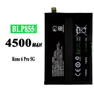 New genuine cell phone battery BLP855 for OPPO Find X5 Lite / Reno 8 5G / Reno 6 Pro 5G