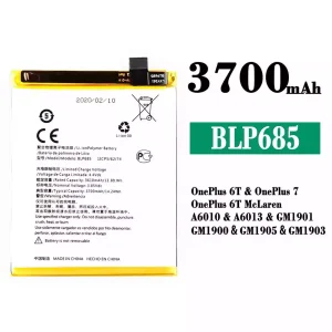 New genuine cell phone battery BLP685 for OnePlus 6T / OnePlus 7