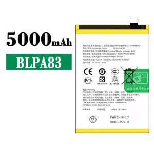 New genuine cell phone battery BLPA83 for OPPO Realme C63