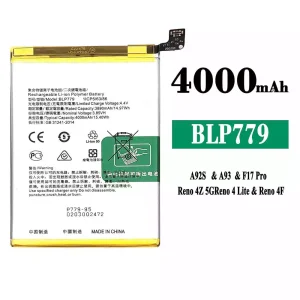 New genuine cell phone battery BLP779 for OPPO A92S / A93 / F17 Pro / Reno 4Z 5G / Reno 4 Lite / Reno 4F
