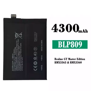 New genuine cell phone battery BLP809 for OPPO Realme GT Master Edition