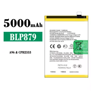 New genuine cell phone battery BLP879 for OPPO A96