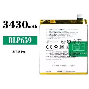 New genuine cell phone battery BLP659 for OPPO R15 Pro
