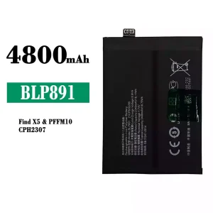 New genuine cell phone battery BLP891 for OPPO Find X5