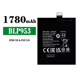 New genuine cell phone battery BLP953 for OPPO FIND N2