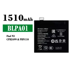 New genuine cell phone battery BLPA01 for OPPO Find N3