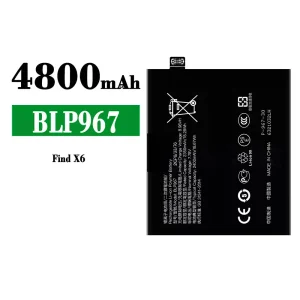 New genuine cell phone battery BLP967 for OPPO Find X6