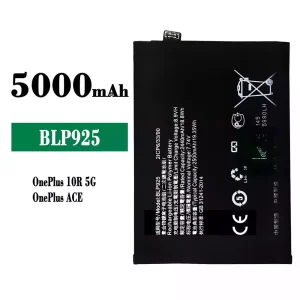 New genuine cell phone battery BLP925 for OnePlus 10R 5G/ OnePlus ACE/ 1+NORD 3 5G