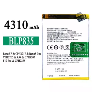 New genuine cell phone battery BLP835 for OPPO Reno5 F /Reno5 Lite /F19 Pro /A94 4G