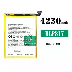 New genuine cell phone battery BLP817 for OPPO A15 /A15S /A16K