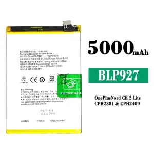 New genuine cell phone battery BLP927 for OnePlus Nord 2 Lite / OnePlus Nord CE 2 Lite