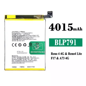 New genuine cell phone battery BLP791 for OPPO Reno 4 4G /Reno 4 Lite /F17 /A73 4G