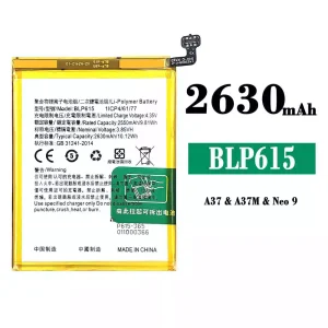 New genuine cell phone battery BLP615 for OPPO A37 /A37M /Neo 9
