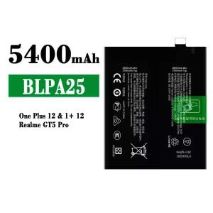 New genuine cell phone battery BLPA25 for OPPO One plus 12/Realme GT5 Pro