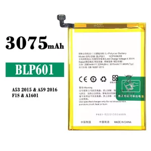 New genuine cell phone battery BLP601 for OPPO A53 2015/A59 2016/F1S