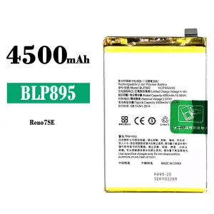 New genuine cell phone battery BLP895 for OPPO Reno 7 SE