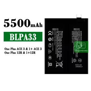 New genuine cell phone battery BLPA33 for Oneplus Ace 3/Oneplus 12R