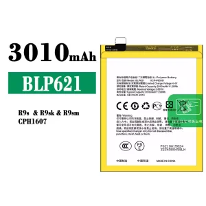 New genuine cell phone battery BLP621 for OPPO R9s/R9sk/R9sm