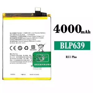 New genuine cell phone battery BLP639 for OPPO R11 Plus