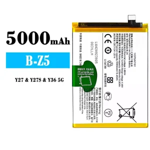 New genuine cell phone battery B-Z5 for VIVO Y27/Y27S/Y36 5G