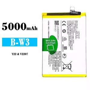 New genuine cell phone battery B-W3 for VIVO Y22