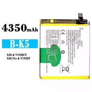 New genuine cell phone battery B-K5 for VIVO X30 /X30 Pro