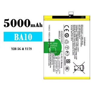 New genuine cell phone battery BA10 for VIVO Y28 5G/Y17S
