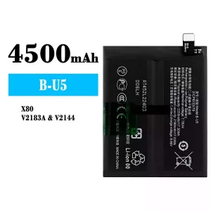 New genuine cell phone battery B-U5 for VIVO X80