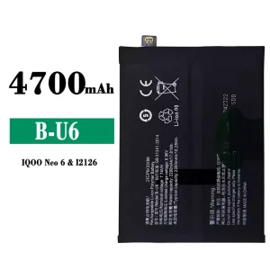 New genuine cell phone battery B-U6 for VIVO iQOO Neo6