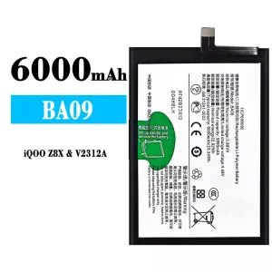 New genuine cell phone battery BA09 for VIVO iQOO Z8X